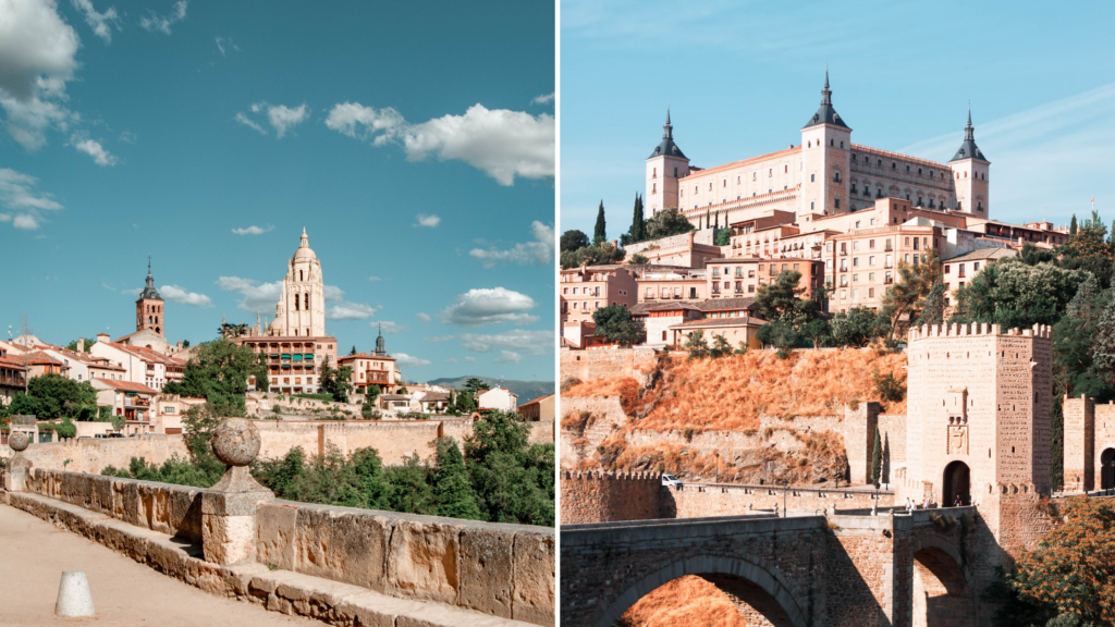 Nuevas experiencias y destinos, Segovia y Toledo