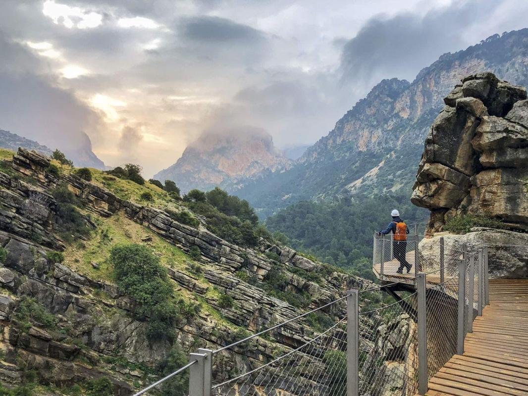 Caminito del Rey visita guiada en francés