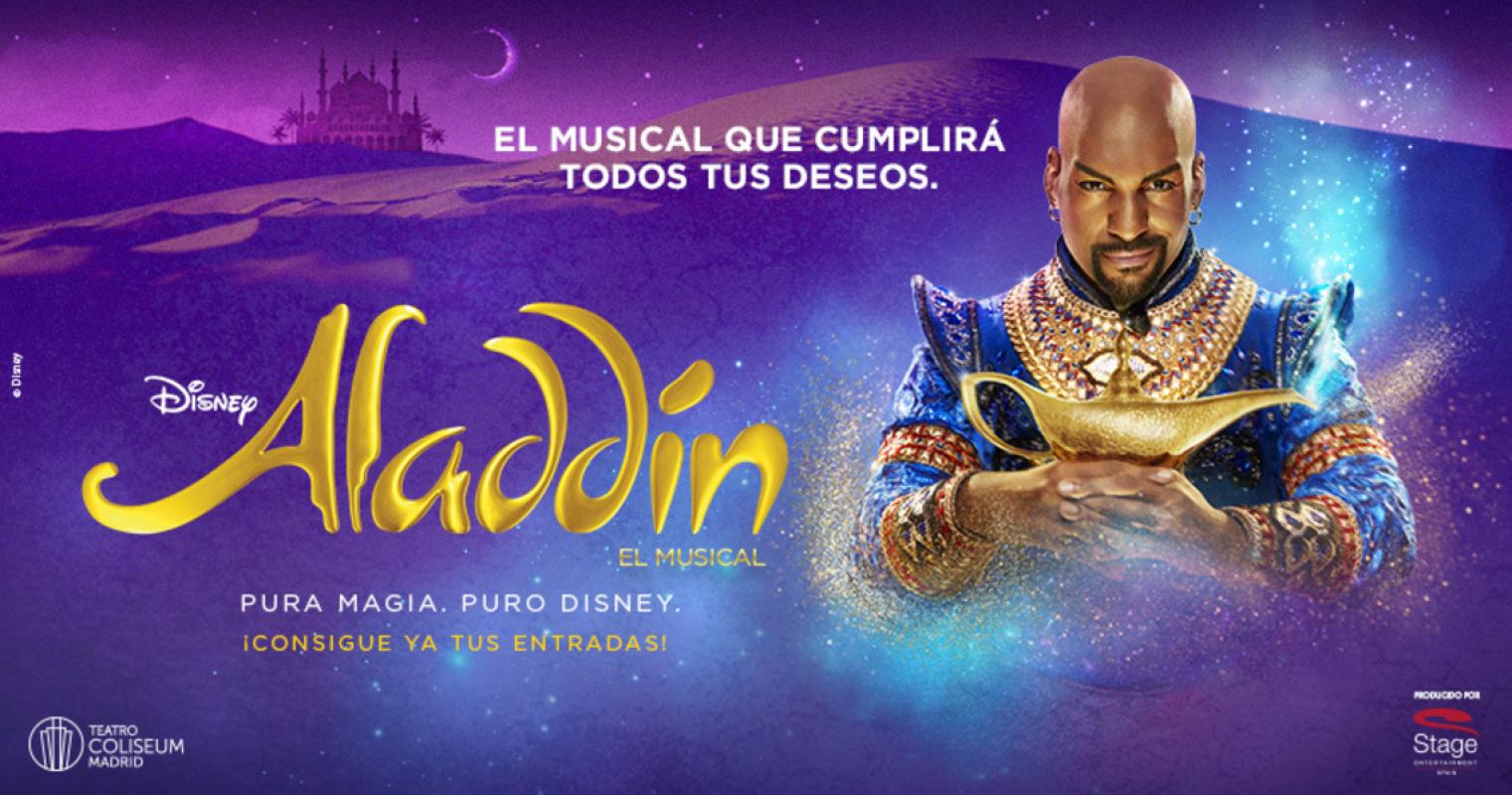 Musical Aladdin desde Málaga